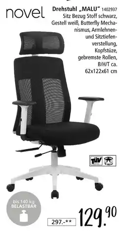 Zurbrüggen Novel drehstuhl malu Angebot