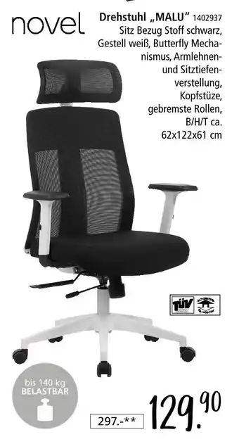 Zurbrüggen Novel drehstuhl malu Angebot