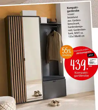 Zurbrüggen Kompaktgarderobe Angebot