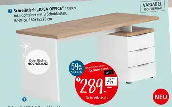 Zurbrüggen Schreibtisch idea office Angebot