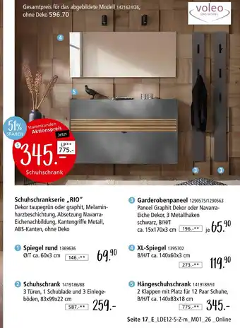 Zurbrüggen Voleo spiegel rund Angebot