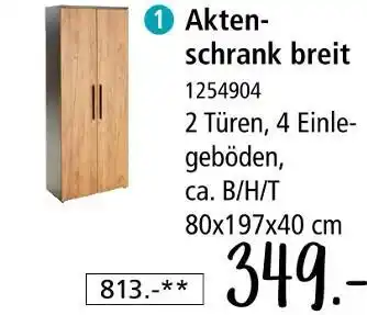Zurbrüggen Aktenschrank breit Angebot