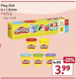 Rossmann Play-doh 4 + 1 knete Angebot