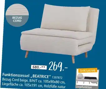 Zurbrüggen Funktionssessel beatrice Angebot