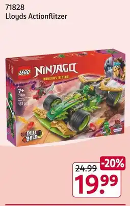Rossmann Lego ninjago lloyds actionflitzer Angebot