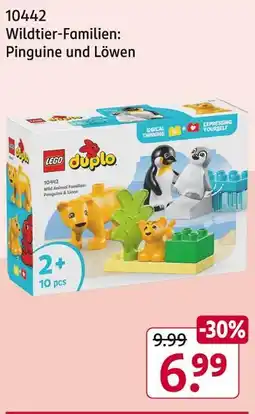 Rossmann Lego wildtier-familien: pinguine und löwen Angebot