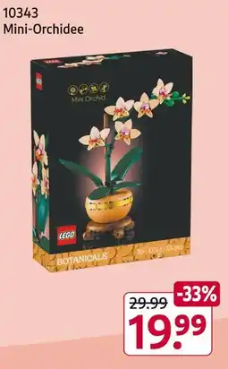 Rossmann Lego mini-orchidee Angebot
