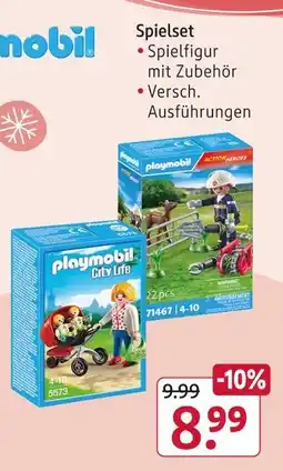 Rossmann Playmobil spielset Angebot