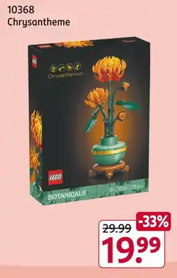 Rossmann Lego chrysantheme Angebot