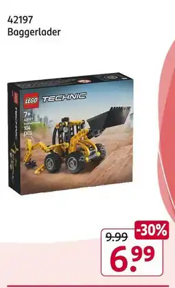 Rossmann Lego 42197 baggerlader Angebot