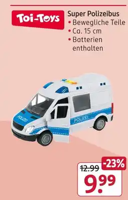 Rossmann Toi-toys super polizeibus Angebot