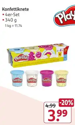 Rossmann Play-doh konfettiknete Angebot