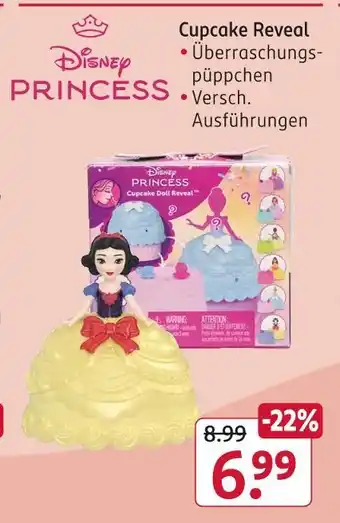 Rossmann Disney princess cupcake reveal Angebot