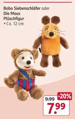 Rossmann Bobo siebenschläfer plüschfigur Angebot