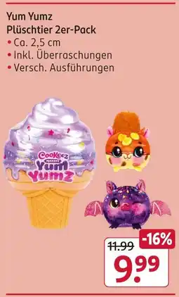 Rossmann Yum yumz plüschtier 2er-pack Angebot