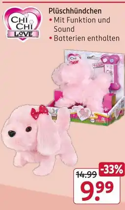 Rossmann Chi chi love plüschhündchen Angebot