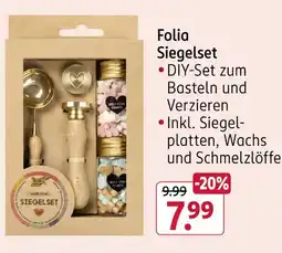 Rossmann Folia siegelset Angebot