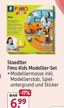 Rossmann Staedtler fimo kids modellier-set Angebot
