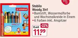 Rossmann Stabilo woody 3in1 Angebot