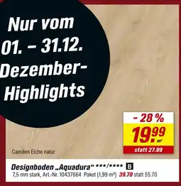 toom Baumarkt Designboden aquadura Angebot