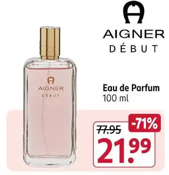 Rossmann Aigner début eau de parfum Angebot