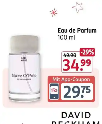 Rossmann Marc o'polo eau de parfum Angebot