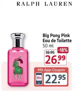 Rossmann Ralph lauren big pony pink eau de toilette Angebot