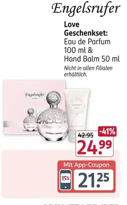 Rossmann Engelsrufer love geschenkset Angebot