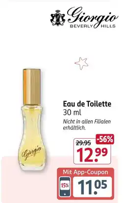 Rossmann Giorgio beverly hills eau de toilette Angebot
