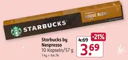 Rossmann Starbucks by nespresso Angebot