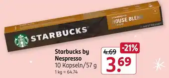 Rossmann Starbucks by nespresso Angebot
