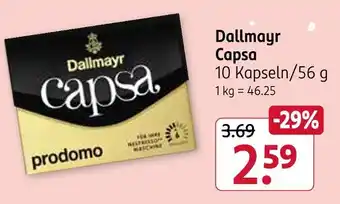 Rossmann Dallmayr capsa Angebot