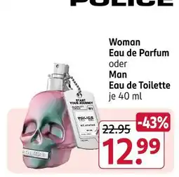 Rossmann Police woman eau de parfum Angebot