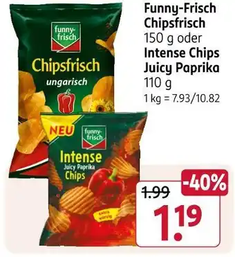 Rossmann Funny-frisch chipsfrisch ungarisch Angebot