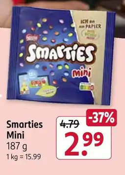 Rossmann Smarties mini Angebot