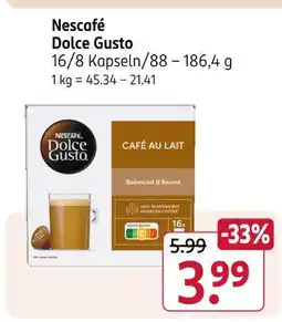 Rossmann Nescafé dolce gusto Angebot