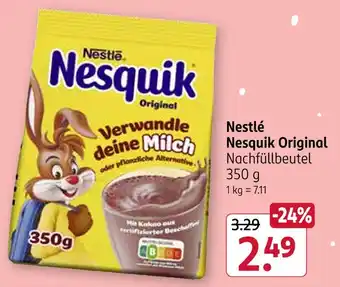 Rossmann Nestlé nesquik original Angebot