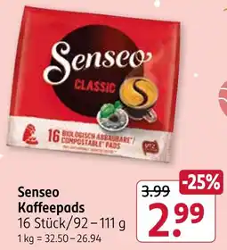 Rossmann Senseo kaffeepads Angebot