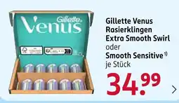 Rossmann Gillette Venus Rasierklingen Extra Smooth Swirl oder Smooth Sensitive Angebot