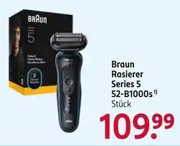 Rossmann BRAUN Rasierer Series 5 52-B1000s Angebot