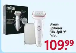 Rossmann BRAUN Epilierer Silk-épil 9 Angebot