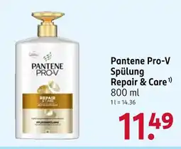 Rossmann Pantene Pro-V Spülung Repair & Care Angebot
