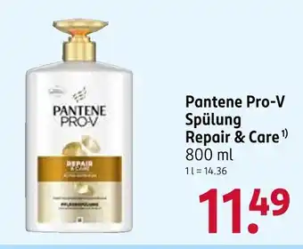 Rossmann Pantene Pro-V Spülung Repair & Care Angebot