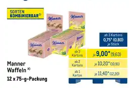 METRO Manner Waffeln Angebot