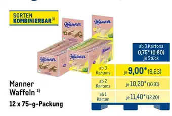 METRO Manner Waffeln Angebot