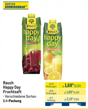 METRO Rauch Happy Day Fruchtsaft Angebot