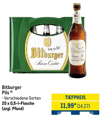 METRO Bitburger Pils Angebot