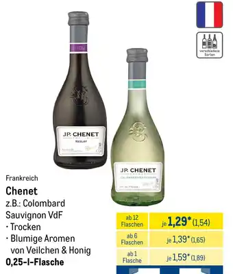 METRO Chenet Z.B.: Colombard Sauvignon VdF Angebot