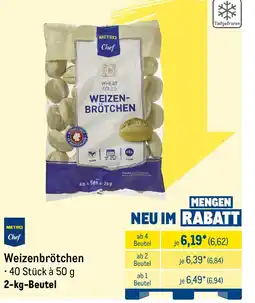METRO METRO Chef Weizenbrötchen Angebot