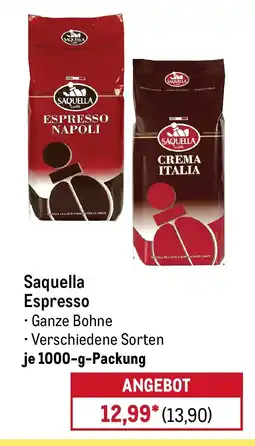 METRO Saquella Espresso Angebot